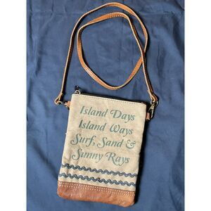 Mona B Canvas Crossbody Bag